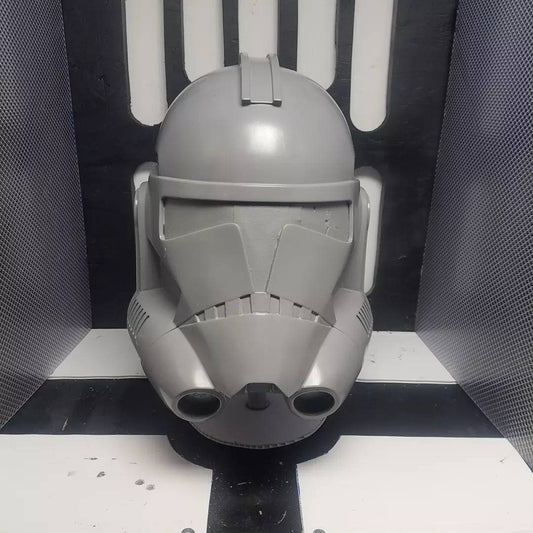 El casco de soldado clon Fase 2 animado de The Clone Wars